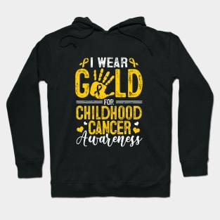 Childhood Cancer Awareness Gift for Kids Hoodie